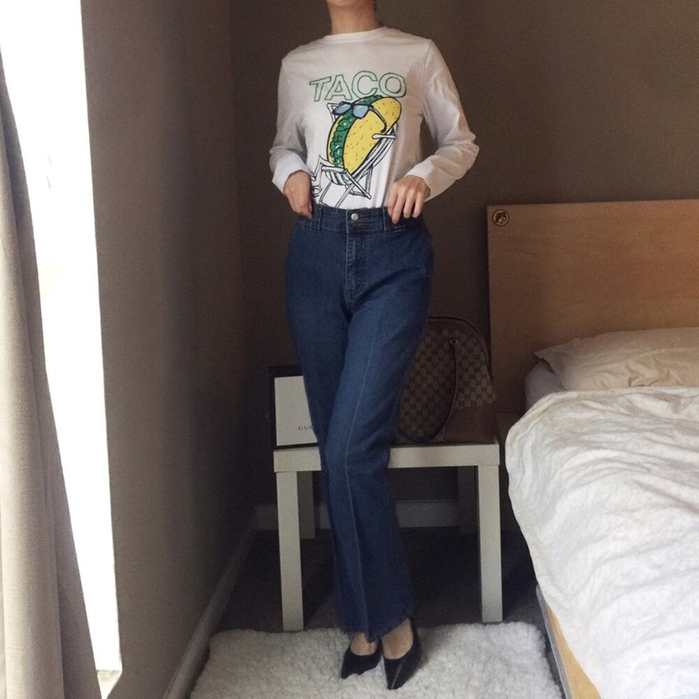 TACO IT EASY Taco Printed Long Sleeve Tee.-CA4